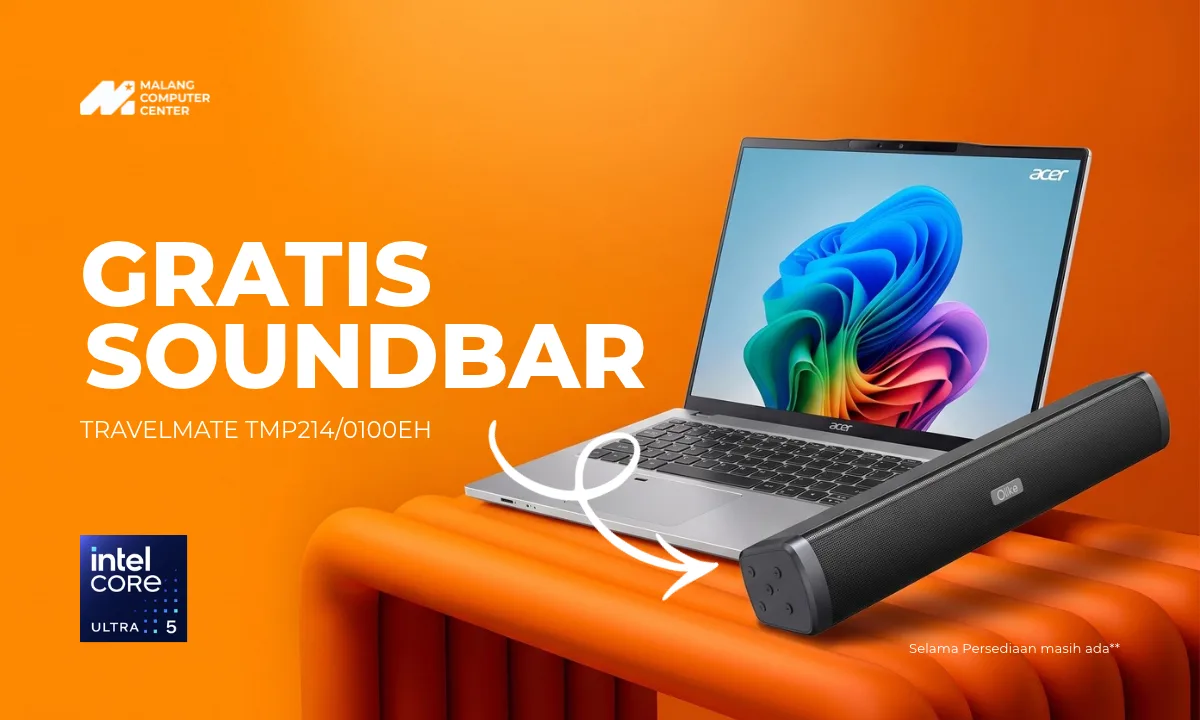 TRAVELMATE TMP214/0100EH FREE SOUNDBAR