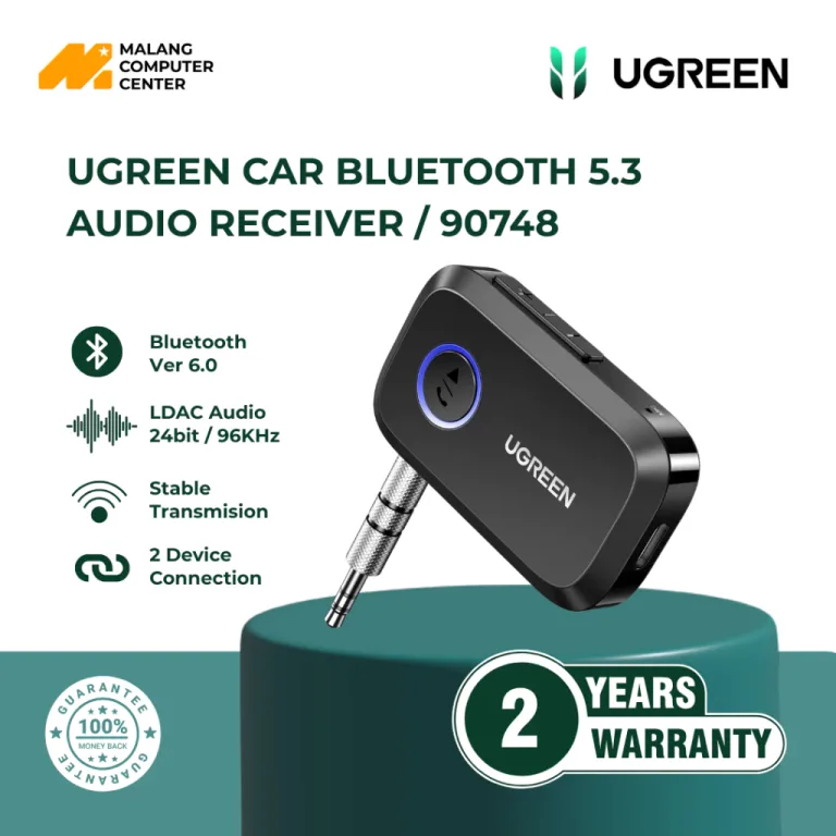 UGREEN CAR BLUETOOTH 5.3 AUDIO RECEIVER / 90748