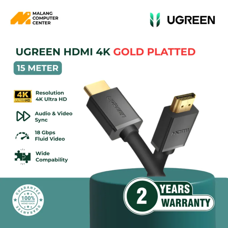 UGREEN CABLE HDMI 4K 15M BLACK / 10111