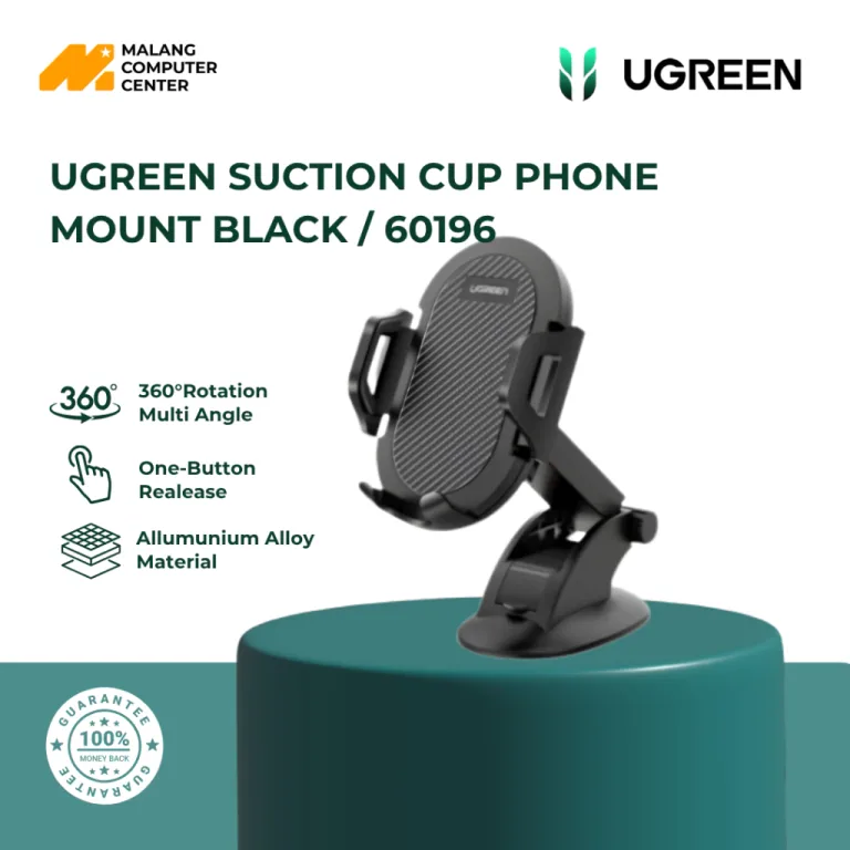 UGREEN SUCTION CUP PHONE MOUNT BLACK / 60196