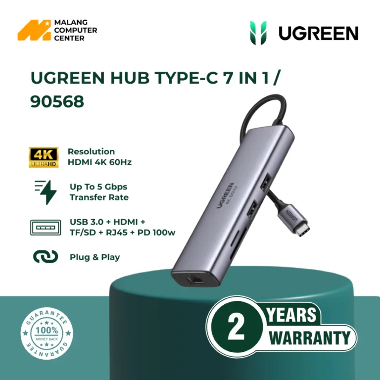 UGREEN HUB TYPE-C 7 IN 1 / 90568