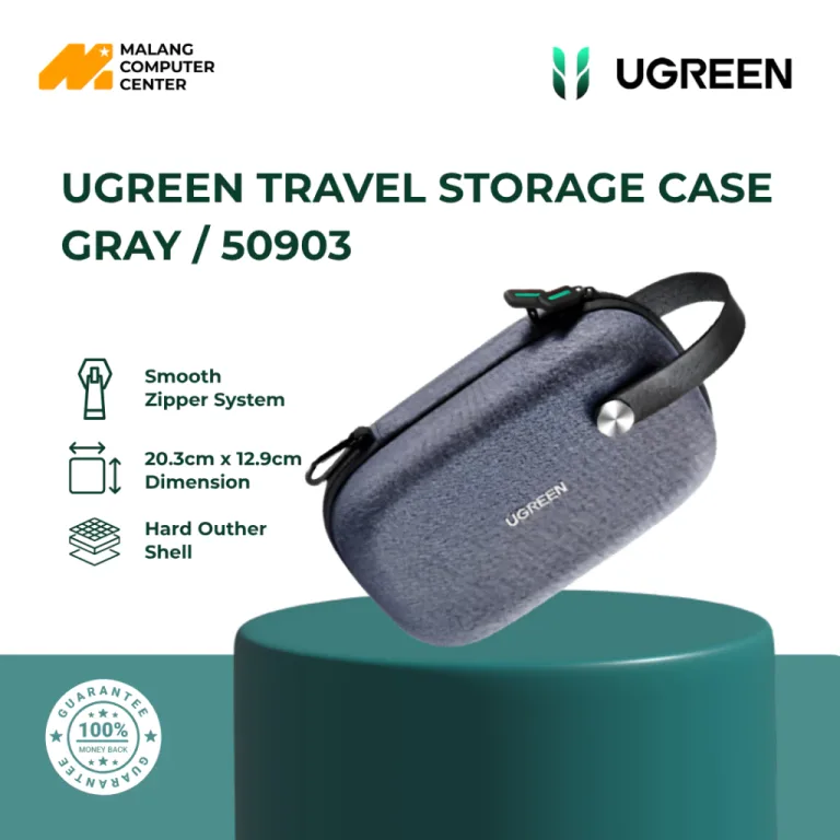 UGREEN TRAVEL STORAGE HARD CASE GRAY / 50903