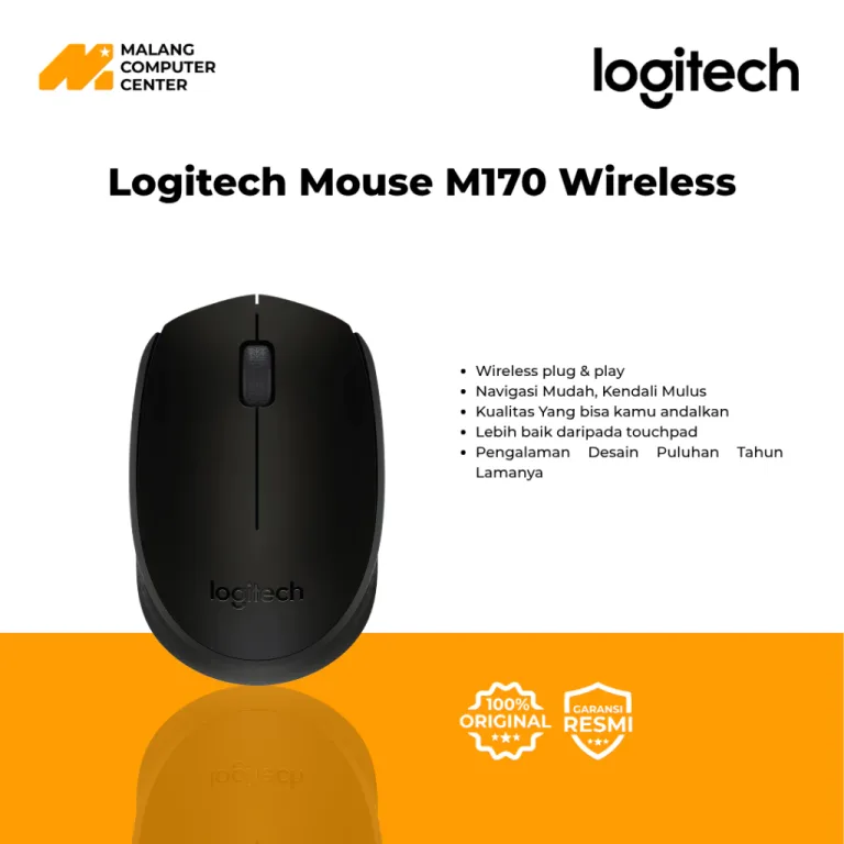 LOGITECH MOUSE WIRELESS M170 (910-004658)