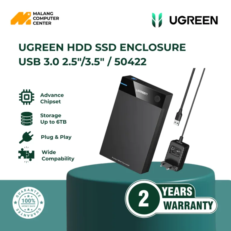 UGREEN HDD SSD ENCLOSURE USB 3.0 2.5"/3.5" / 50422