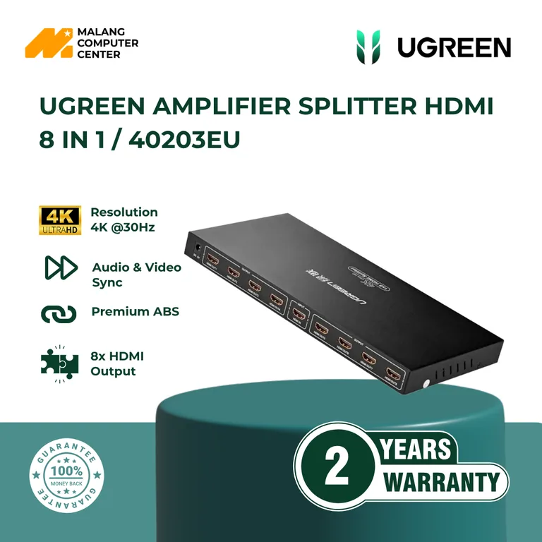 UGREEN AMPLIFIER SPLITTER HDMI 8 IN 1 / 40203EU