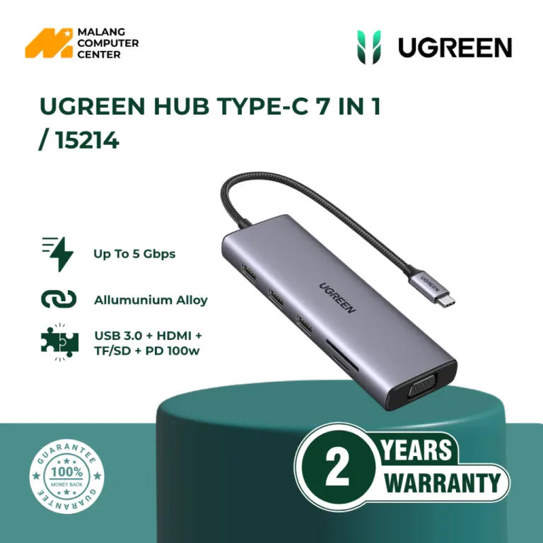 UGREEN HUB TYPE-C 7 IN 1 / 15214