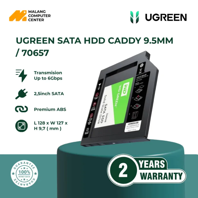 UGREEN SATA HDD CADDY 9.5MM / 70657