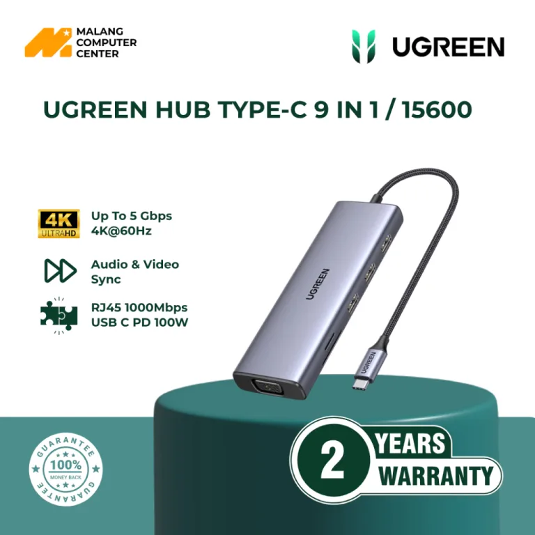 UGREEN HUB TYPE-C 9 IN 1 / 15600