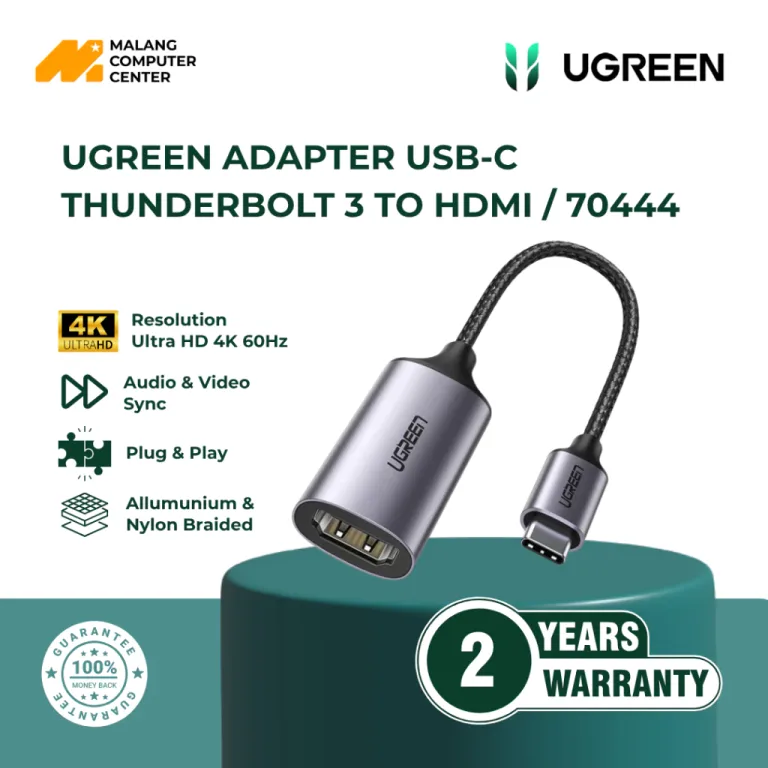UGREEN ADAPTER USB-C THUNDERBOLT 3 TO HDMI / 70444