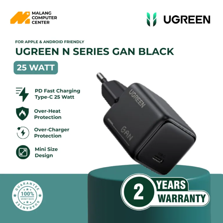 UGREEN N SERIES GAN 25W BLACK / 65736