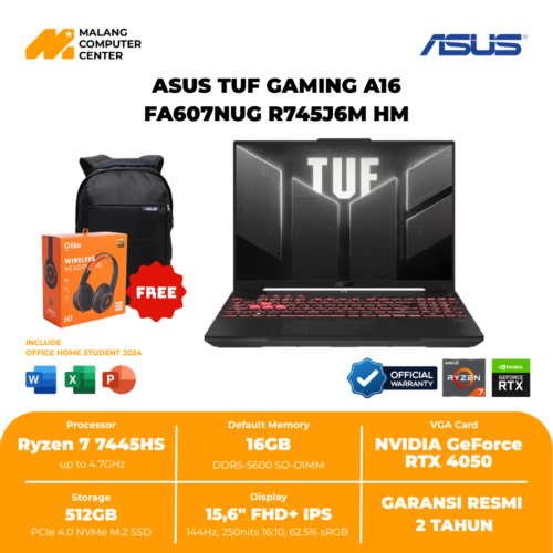 ASUS TUF GAMING A16 FA607NUG R745J6M HM