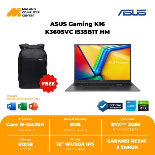 ASUS Gaming K16 - K3605VC-I535B1T-HM